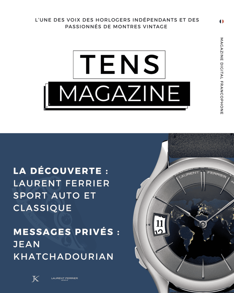Couverture Tens Magazine N°3 - Découverte Laurent Ferrier Sport Auto et Messages Privés Jean Khatchadourian