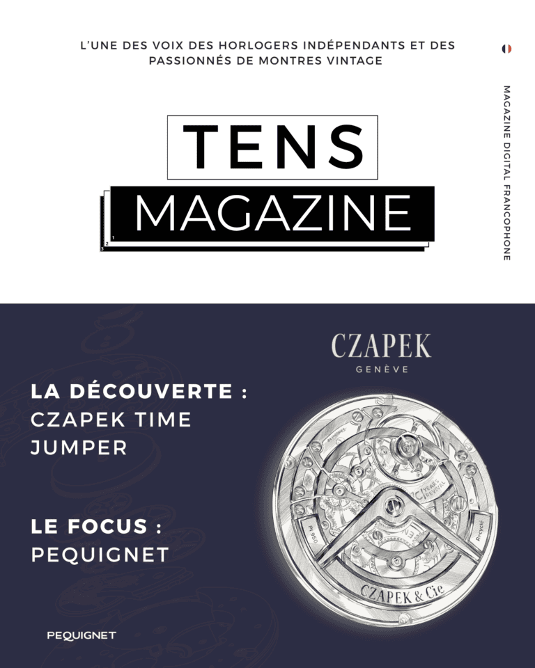 Couverture Tens Magazine N°4 - Découverte Czapek Time Jumper et Focus sur Pequignet