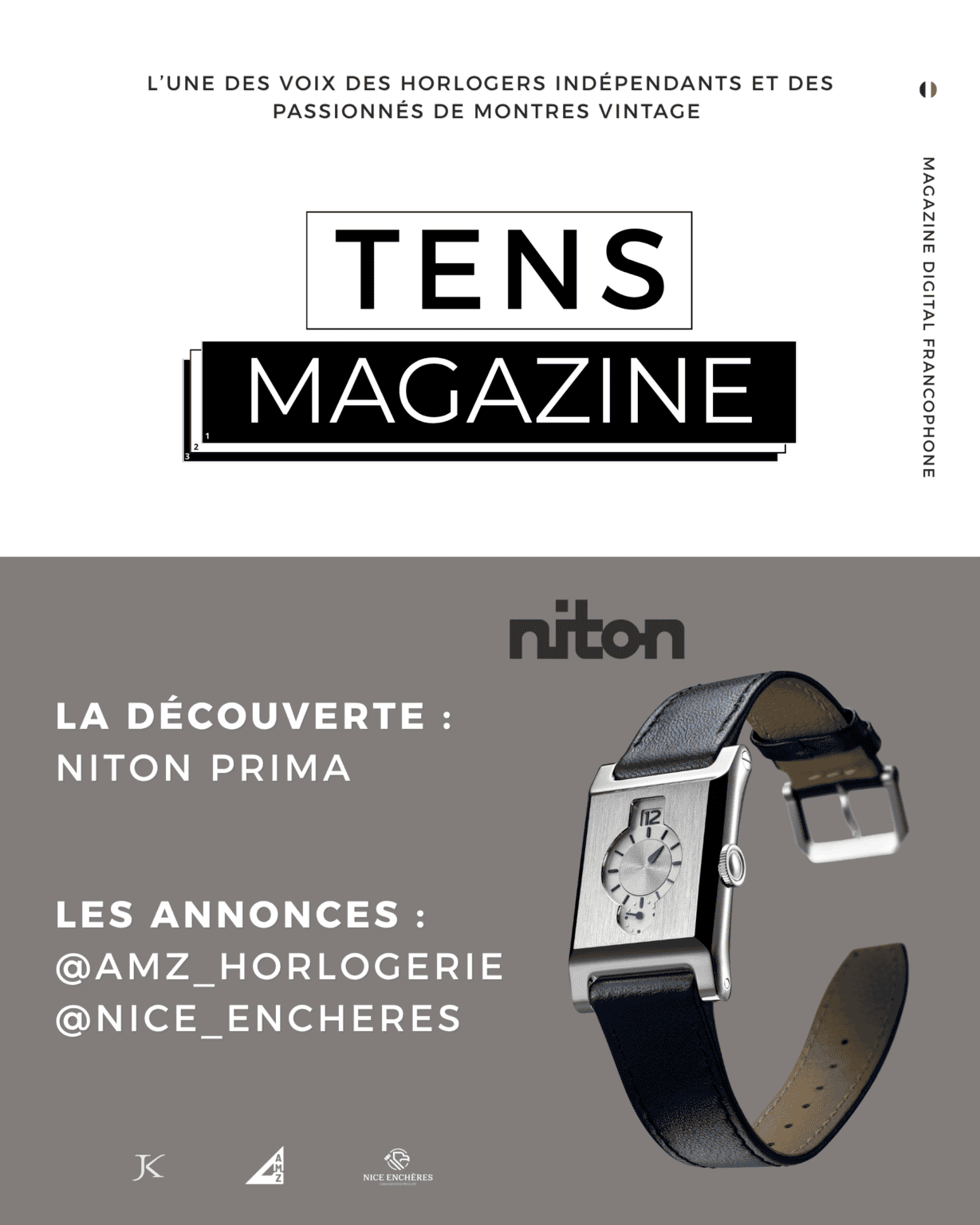 Couverture Tens Magazine N°5 - Découverte Niton Prima et annonces vintage