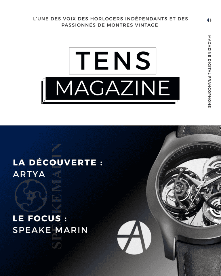 Couverture Tens Magazine N°7 - Découverte Artya et Focus Speake-Marin