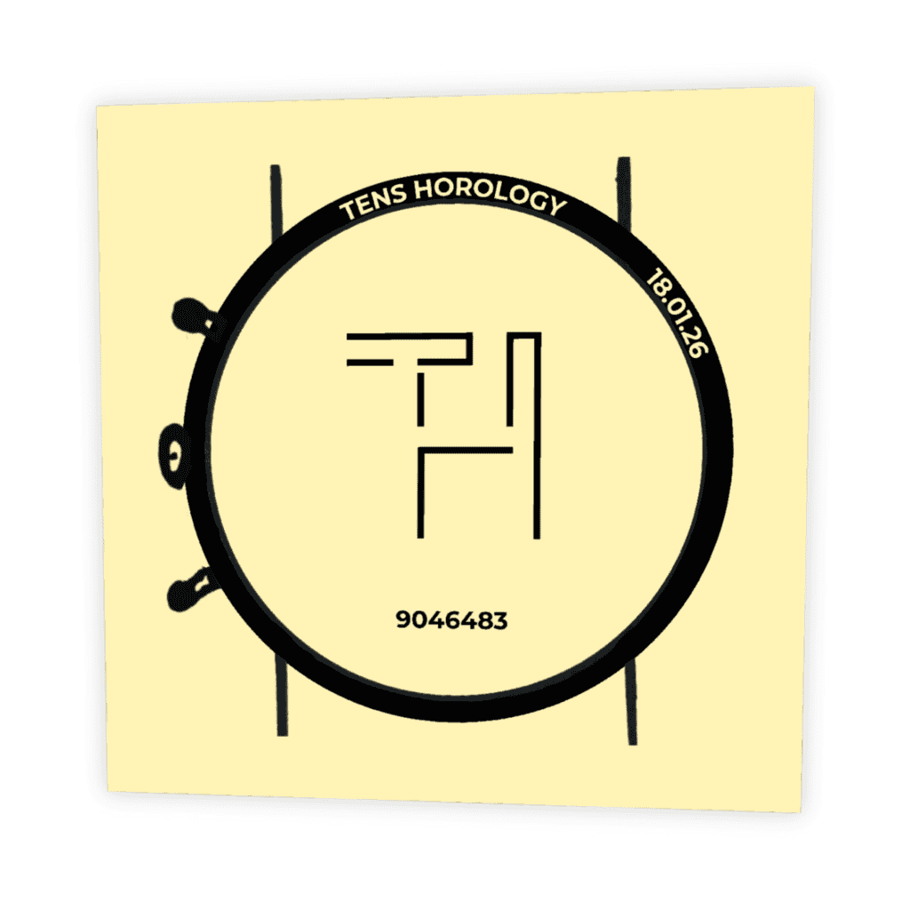 Schéma explicatif fond de boite montre - par Tens Horology
