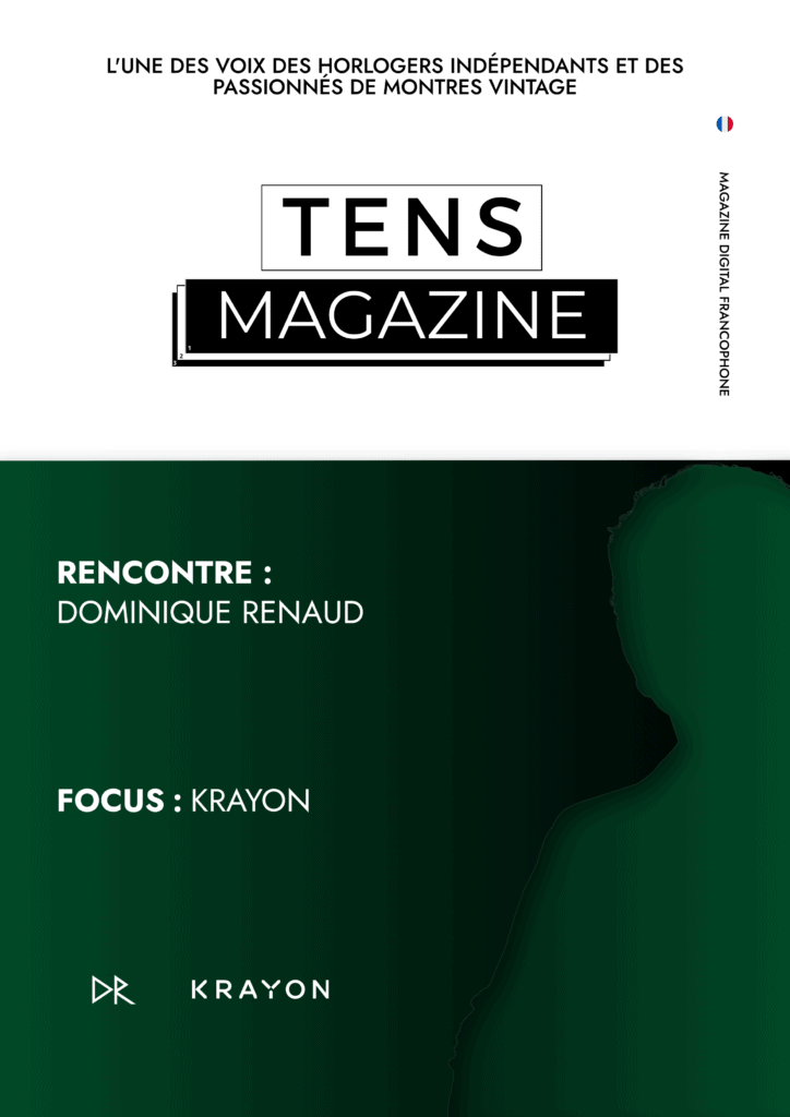 Couverture Tens Magazine N°16 - Rencontre avec Dominique Renaud, Focus Krayon
