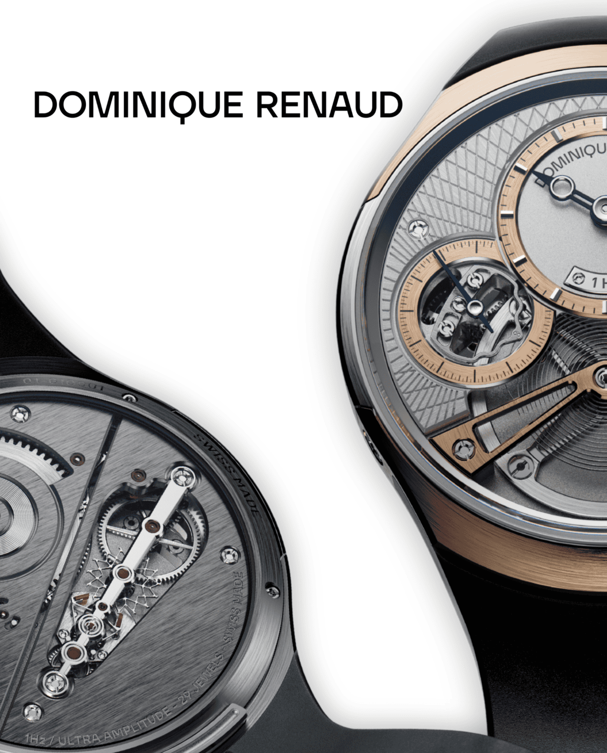 Dominique-Renaud - Photo de profil - Rubrique Manufacture/Horlgogers/Marques Indépendants - Tens Horology