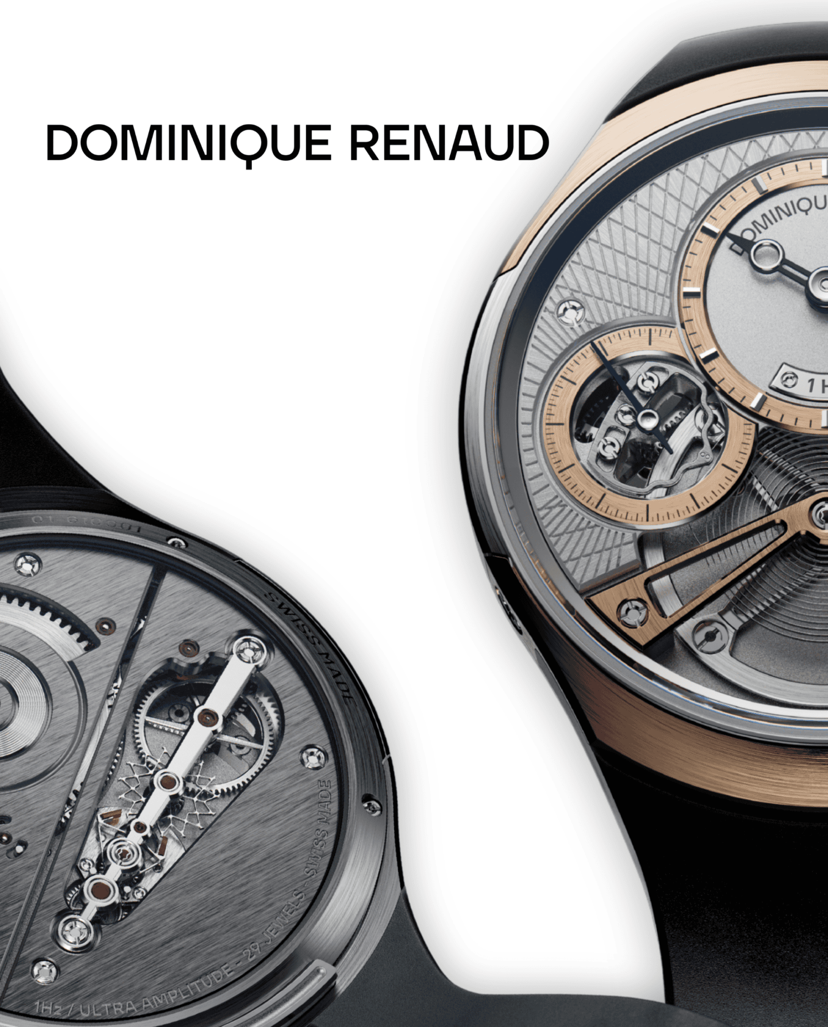 Dominique-Renaud - Photo de profil - Rubrique Manufacture/Horlgogers/Marques Indépendants - Tens Horology