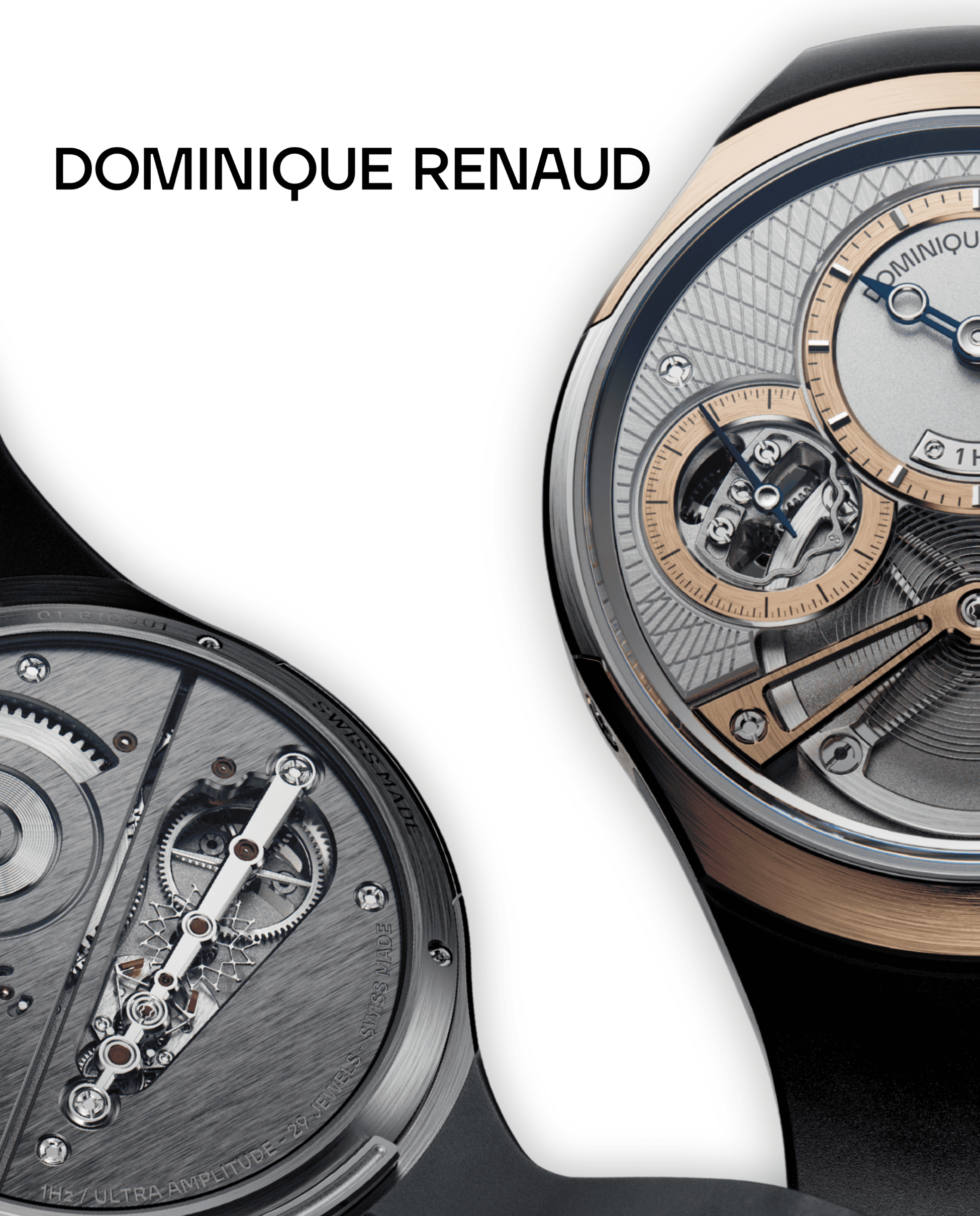 Dominique-Renaud - Photo de profil - Rubrique Manufacture/Horlgogers/Marques Indépendants - Tens Horology