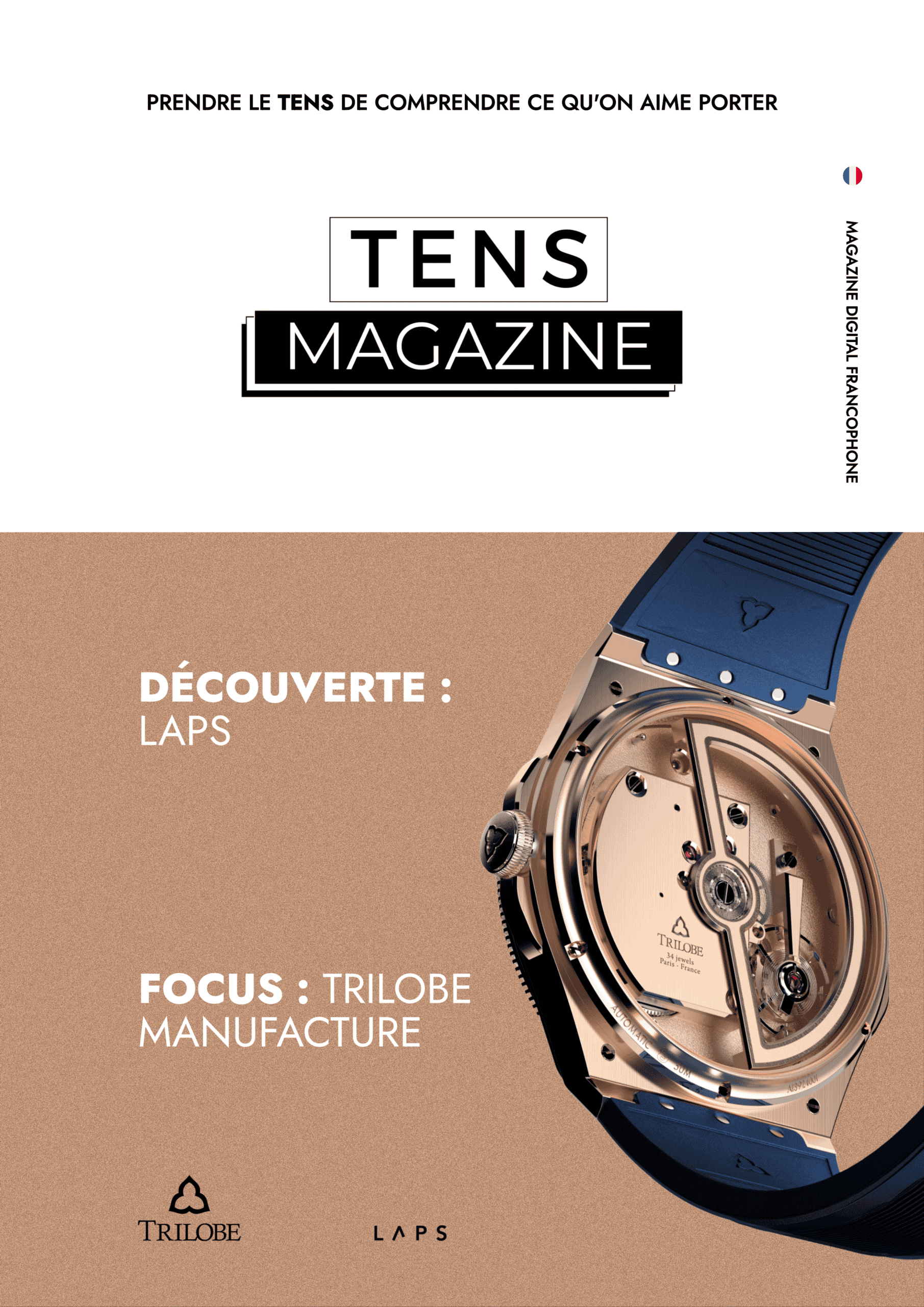Couverture Tens Magazine N°18 - Découverte Laps, Focus Trilobe X-Nihilo